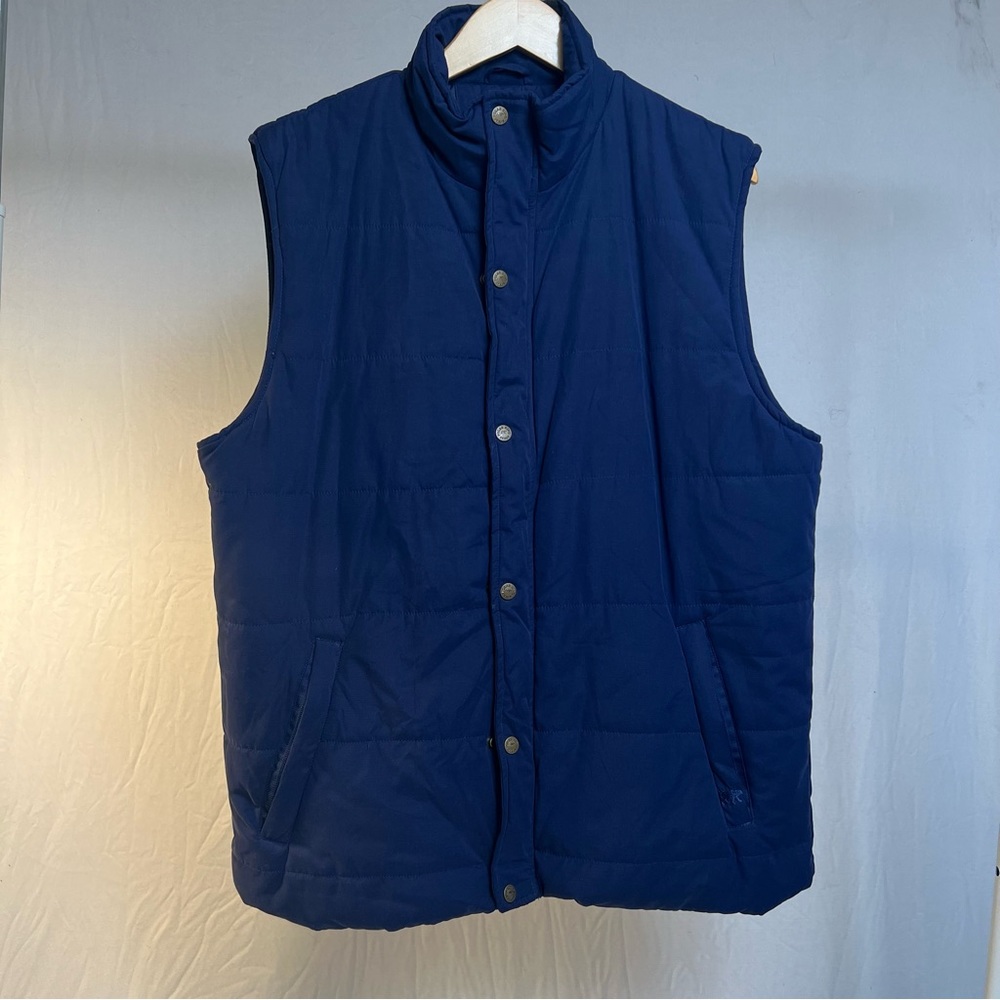 unisex blue polar king by key padded vest
